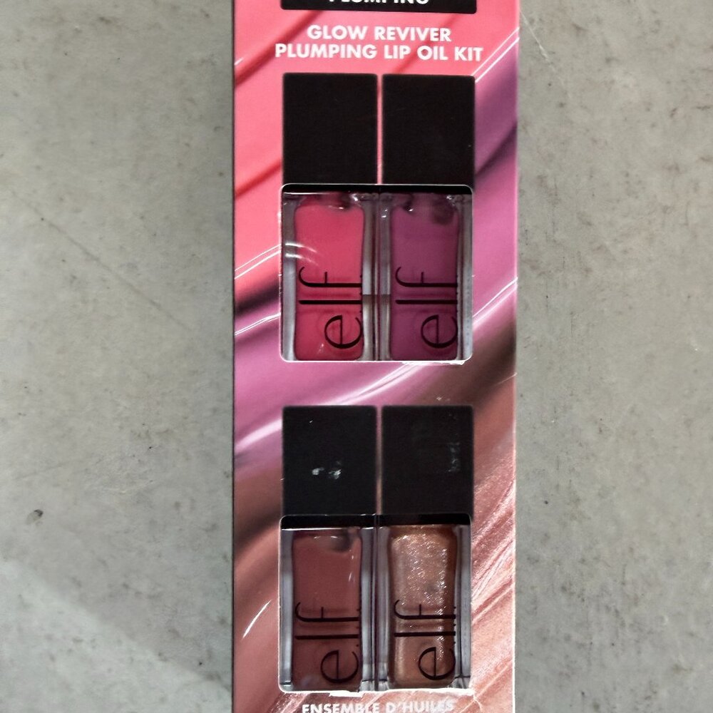Elf glow reviver plumping lip oil kit- NWT glow reviver lip plumping lip oil kit